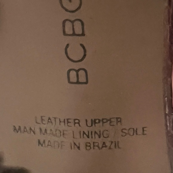 BCBG Girls Snake Print Multicolor Ribbed Heel Platform Sandals - Picture 9 of 10